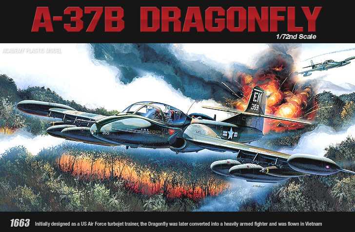 Model Kit letadlo 12461 - A-37B (1:72)