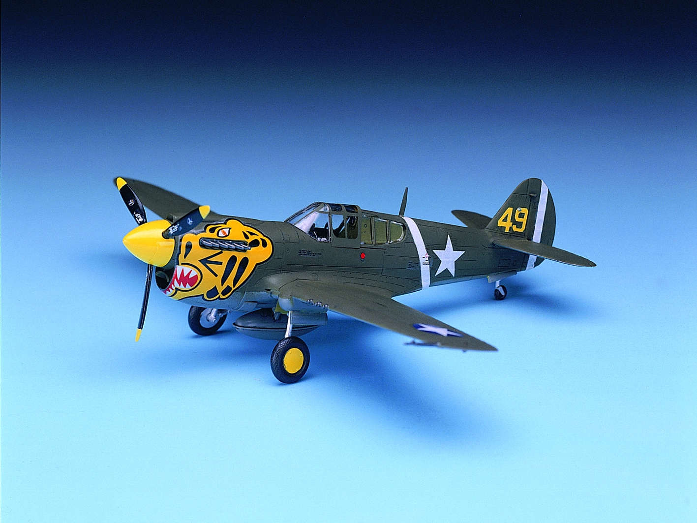 Model Kit letadlo 12468 - P-40E (1:72)