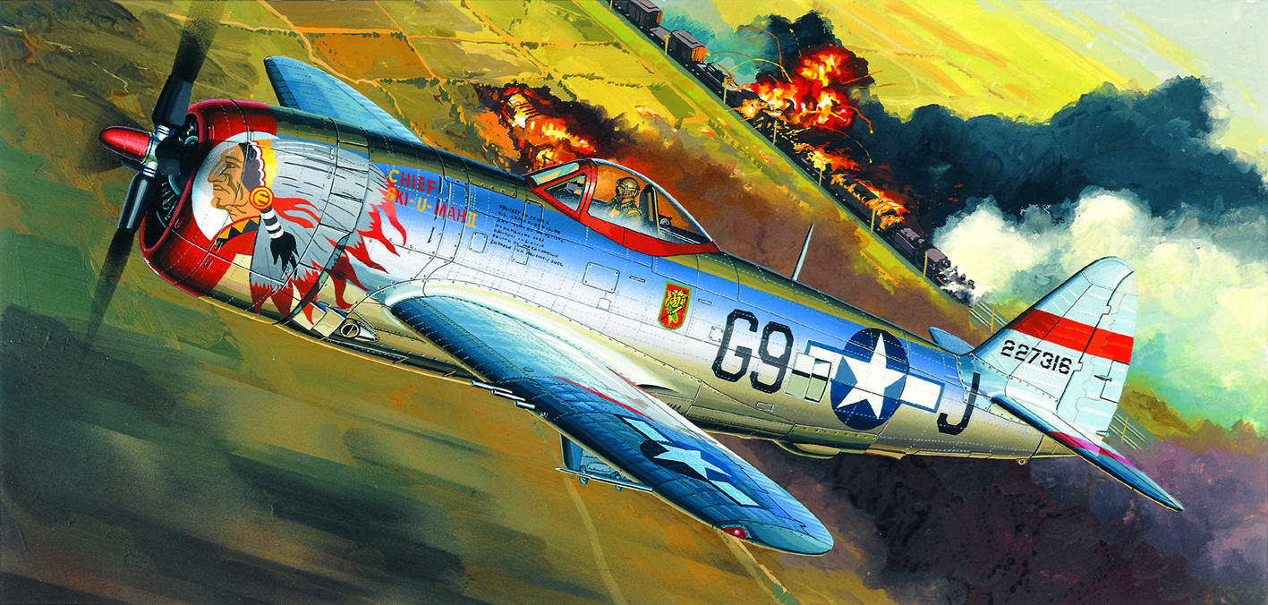 Model Kit letadlo 12491 - P-47D "BUBBLE-TOP" (1:72)