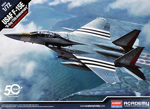 Model Kit letadlo 12568 - USAF F-15E "D-Day 75th Anniversary" (1:72)