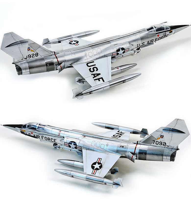 Model Kit letadlo 12576 - USAF F-104C "Vietnam War" (1:72)