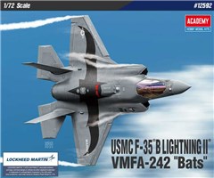 Model Kit letadlo 12592 - USMC F-35B LIGHTNING II VMFA-242 "B (1:72)
