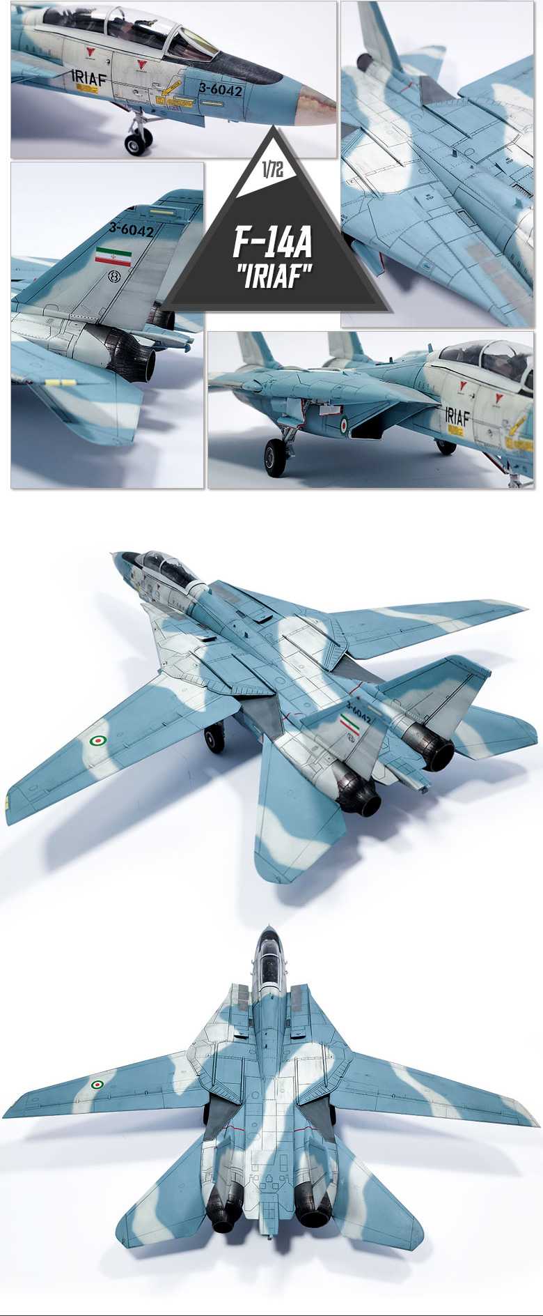 Model Kit letadlo 12594 - F-14A "IRIAF" (1:72)