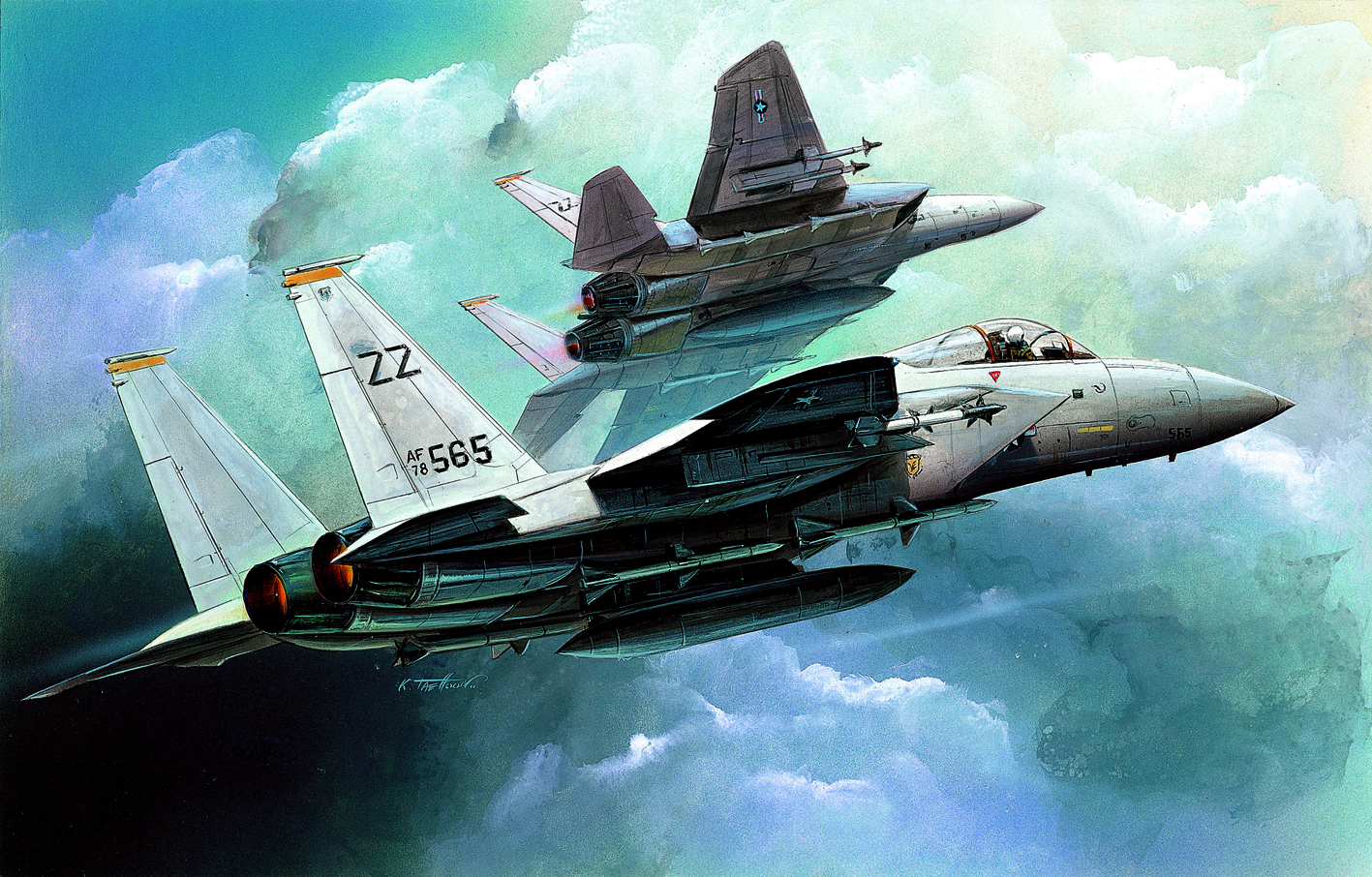 Model Kit letadlo 12609 - F-15C (1:144)