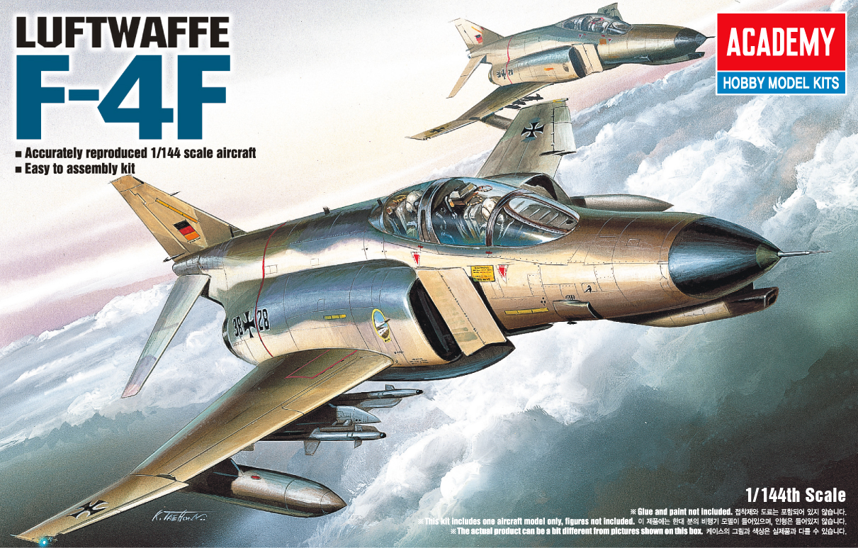 Model Kit letadlo 12611 - F-4F (1:144)
