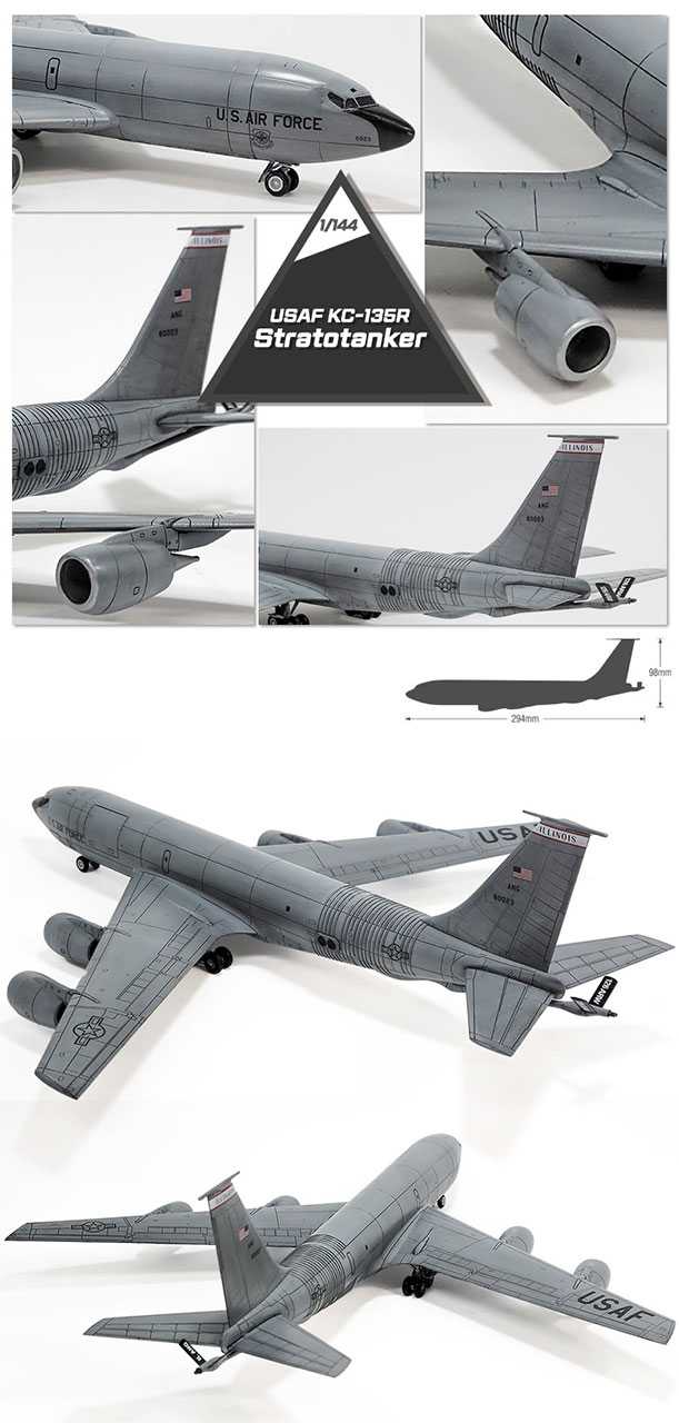 Model Kit letadlo 12638 - USAF KC-135R Stratotanker (1:144)