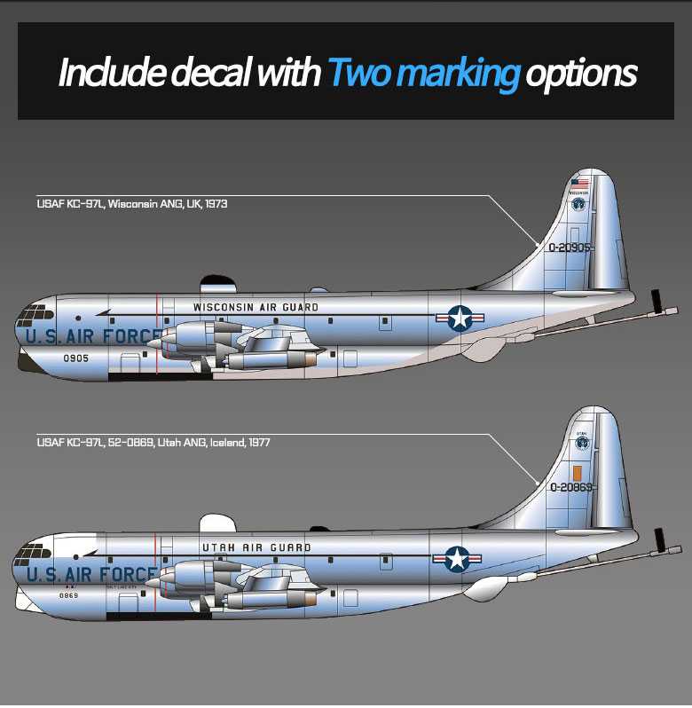 Model Kit letadlo 12640 - USAF KC-97L Stratofreighter (1:144)