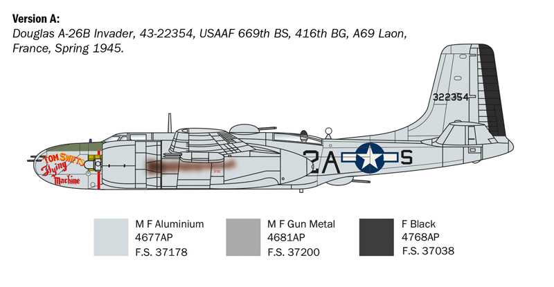 Model Kit letadlo 1274 - A-26 A/B Invader (1:72)