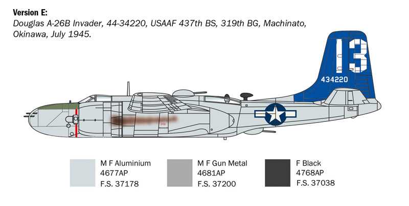 Model Kit letadlo 1274 - A-26 A/B Invader (1:72)