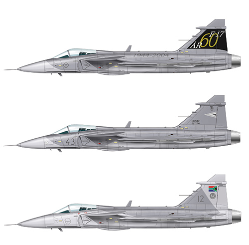 Model Kit letadlo 1306 - JAS 39 GRIPEN (1:72)