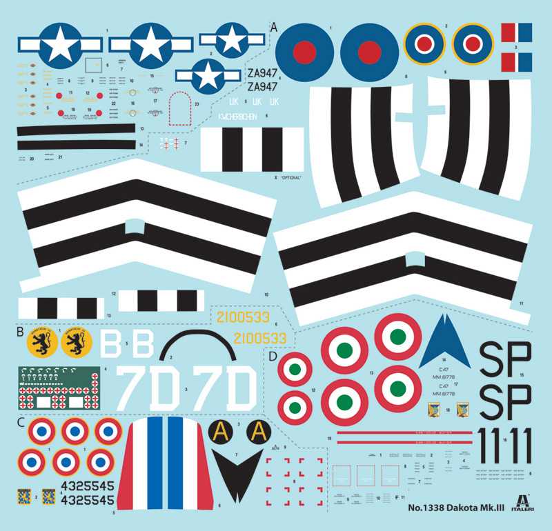 Model Kit letadlo 1338 - DAKOTA Mk.III (1:72)