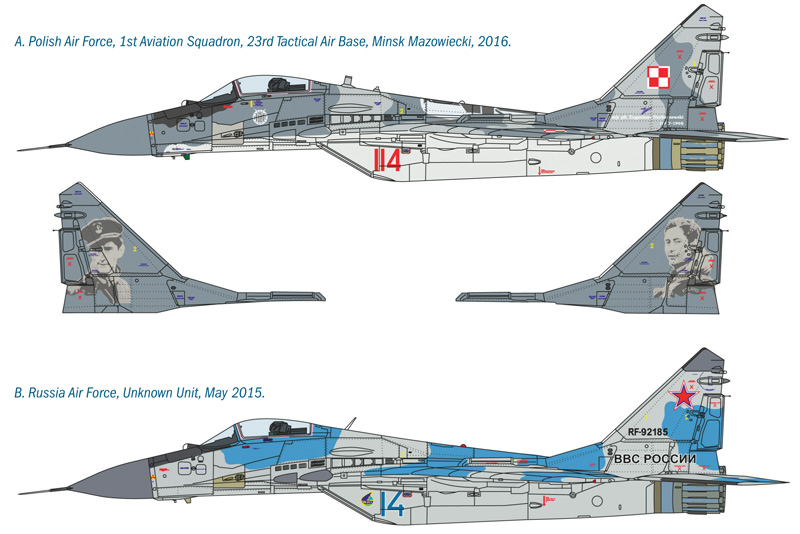 Model Kit letadlo 1377 - MIG29 "FULCRUM" (1:72)
