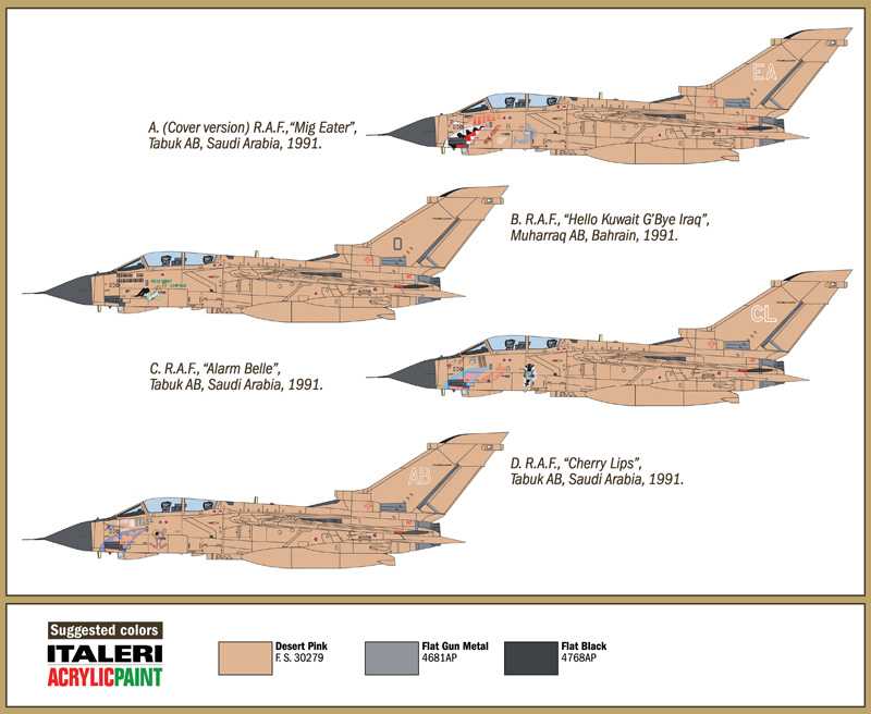 Model Kit letadlo 1384 - TORNADO GR.1 (1:72)