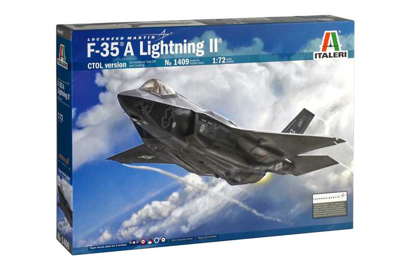 Model Kit letadlo 1409 - F-35 A LIGHTNING II CTOL version (1:72)