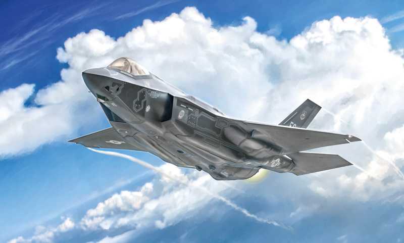 Model Kit letadlo 1409 - F-35 A LIGHTNING II CTOL version (1:72)