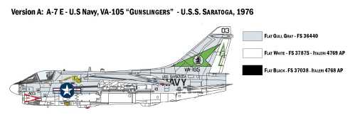 Model Kit letadlo 1411 - A-7E Corsair II (1:72)