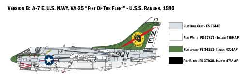 Model Kit letadlo 1411 - A-7E Corsair II (1:72)