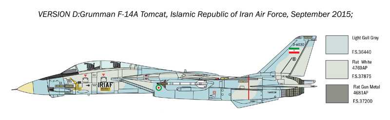 Model Kit letadlo 1414 - F-14A Tomcat (1:72)
