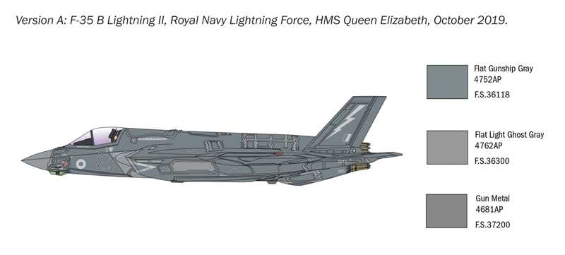 Model Kit letadlo 1425 - F-35 B Lightning II STOVL version (1:72)
