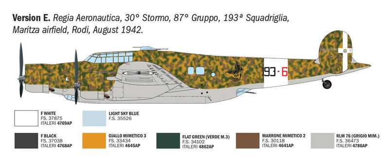 Model Kit letadlo 1479 - Cant Z 1007 (1:72)