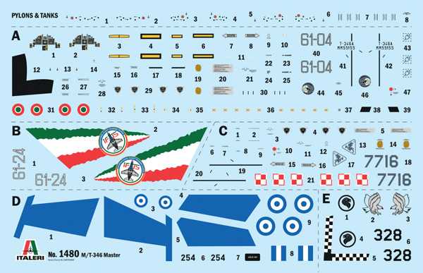 Model Kit letadlo 1480 - M-346 Master (1:72)
