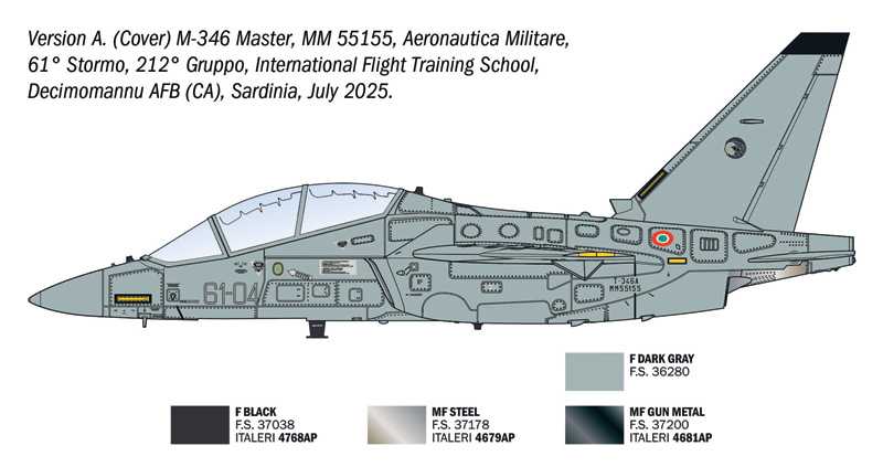 Model Kit letadlo 1480 - M-346 Master (1:72)