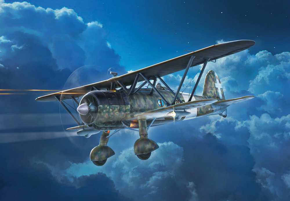 Model Kit letadlo 1485 - FIAT CR.42 CN "Falco" Night Fighter (1:72)