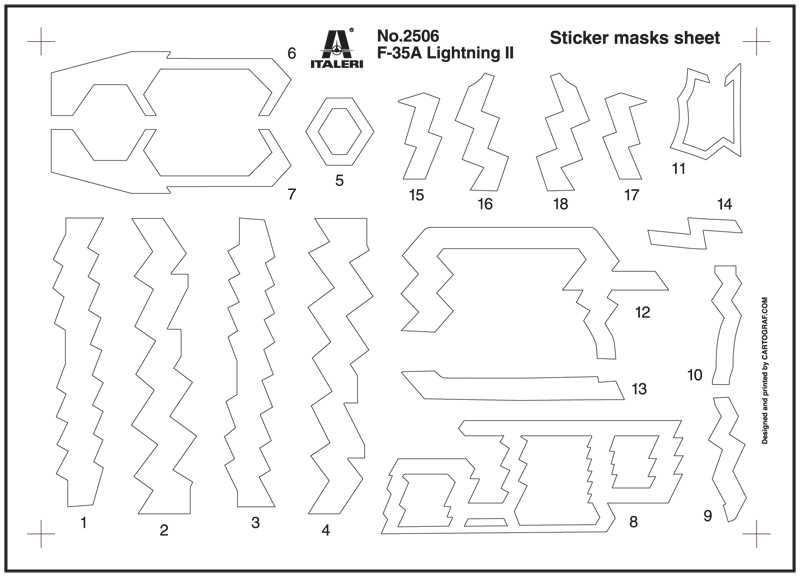 Model Kit letadlo 2506 - F-35A LIGHTNING II (1:32)