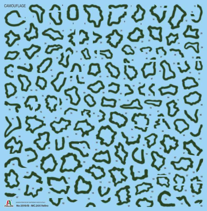 Model Kit letadlo 2519 - Macchi MC.205 "Veltro" (1:32)