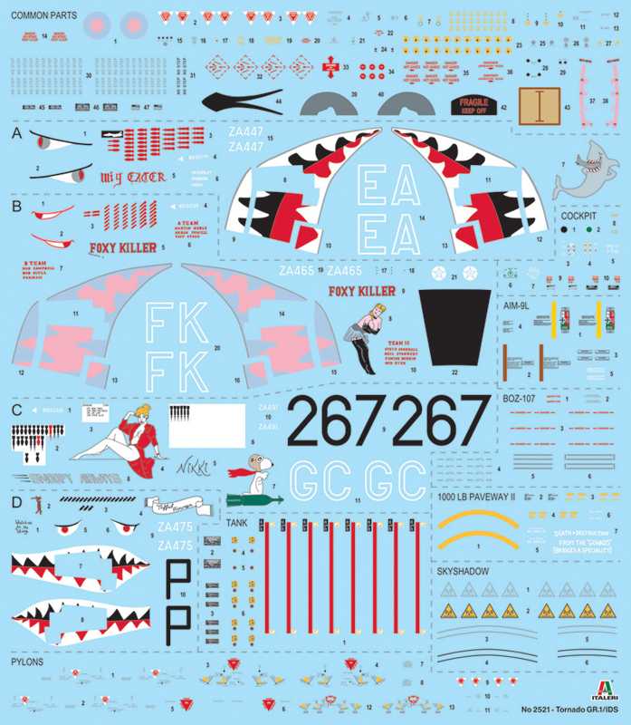 Model Kit letadlo 2521 - Tornado GR.1/IDS (1:32)