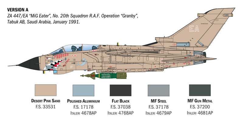 Model Kit letadlo 2521 - Tornado GR.1/IDS (1:32)
