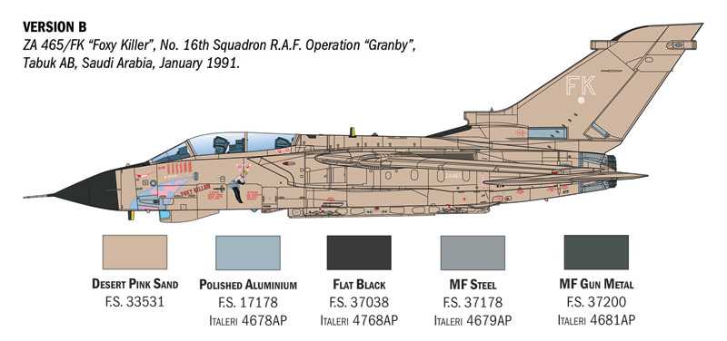 Model Kit letadlo 2521 - Tornado GR.1/IDS (1:32)