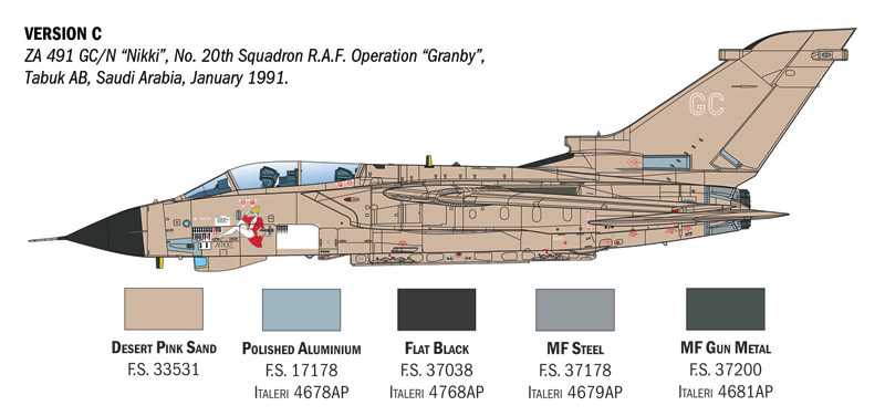 Model Kit letadlo 2521 - Tornado GR.1/IDS (1:32)