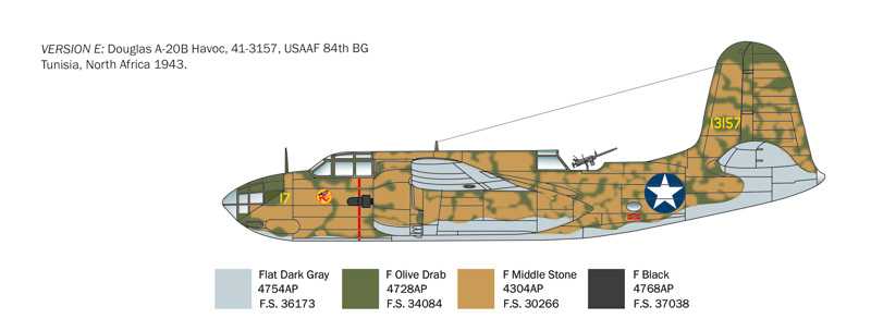 Model Kit letadlo 2656 - A-20B / Boston III (1:48)