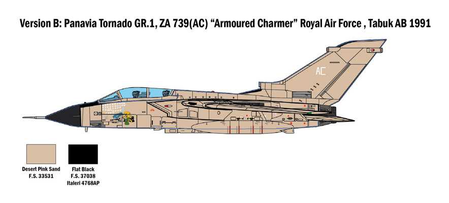 Model Kit letadlo 2783 - TORNADO GR.1/IDS - GULF WAR (1:48)