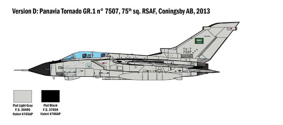 Model Kit letadlo 2783 - TORNADO GR.1/IDS - GULF WAR (1:48)