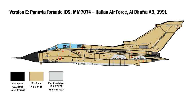 Model Kit letadlo 2783 - TORNADO GR.1/IDS - GULF WAR (1:48)