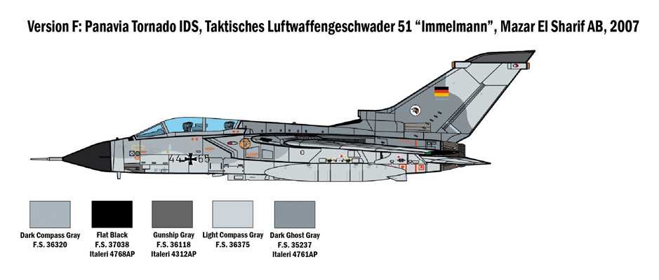 Model Kit letadlo 2783 - TORNADO GR.1/IDS - GULF WAR (1:48)