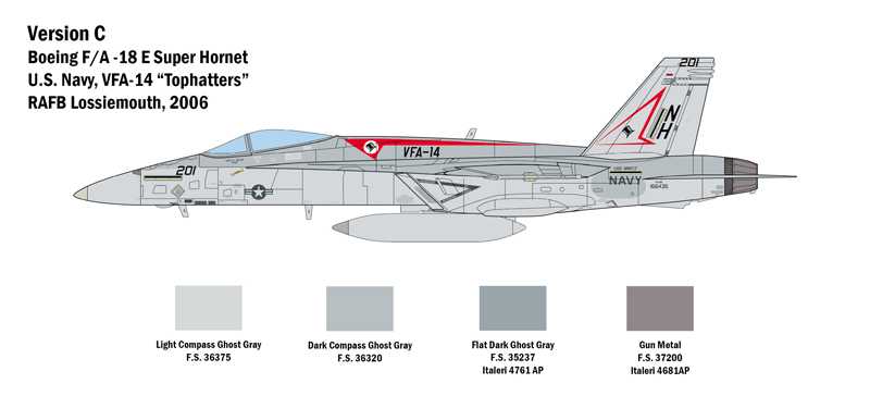 Model Kit letadlo 2791 - F/A-18 E SUPER HORNET (1:48)