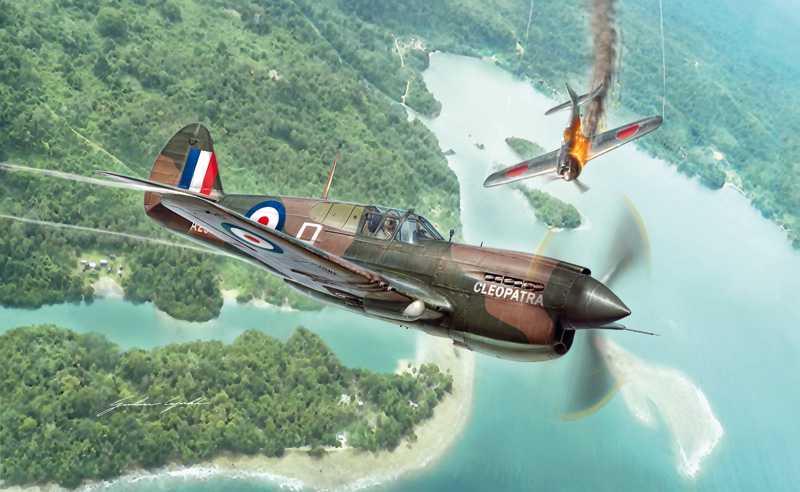 Model Kit letadlo 2795 - P-40E/K Kittyhawk (1:48)