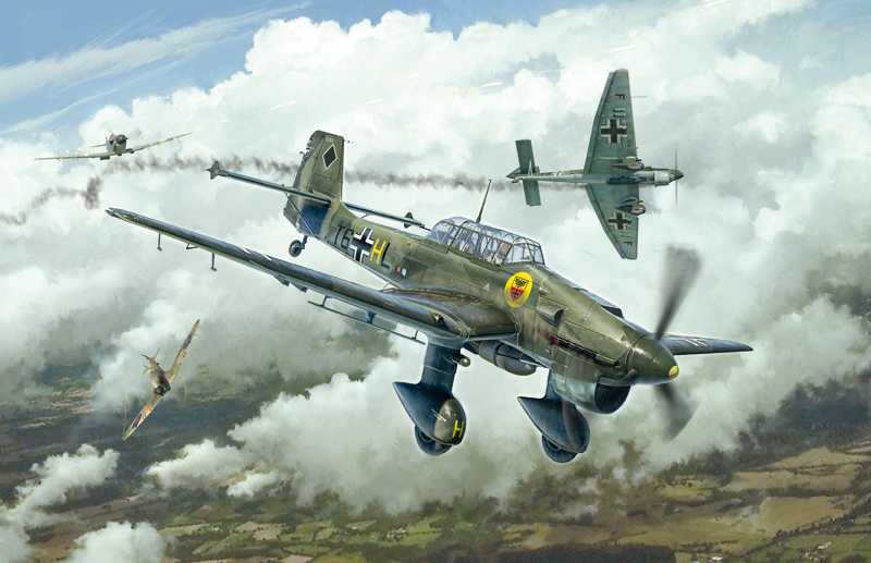 Model Kit letadlo 2807 - Ju-87B Stuka - Battle of Britain 80th Anniversary (1:48)