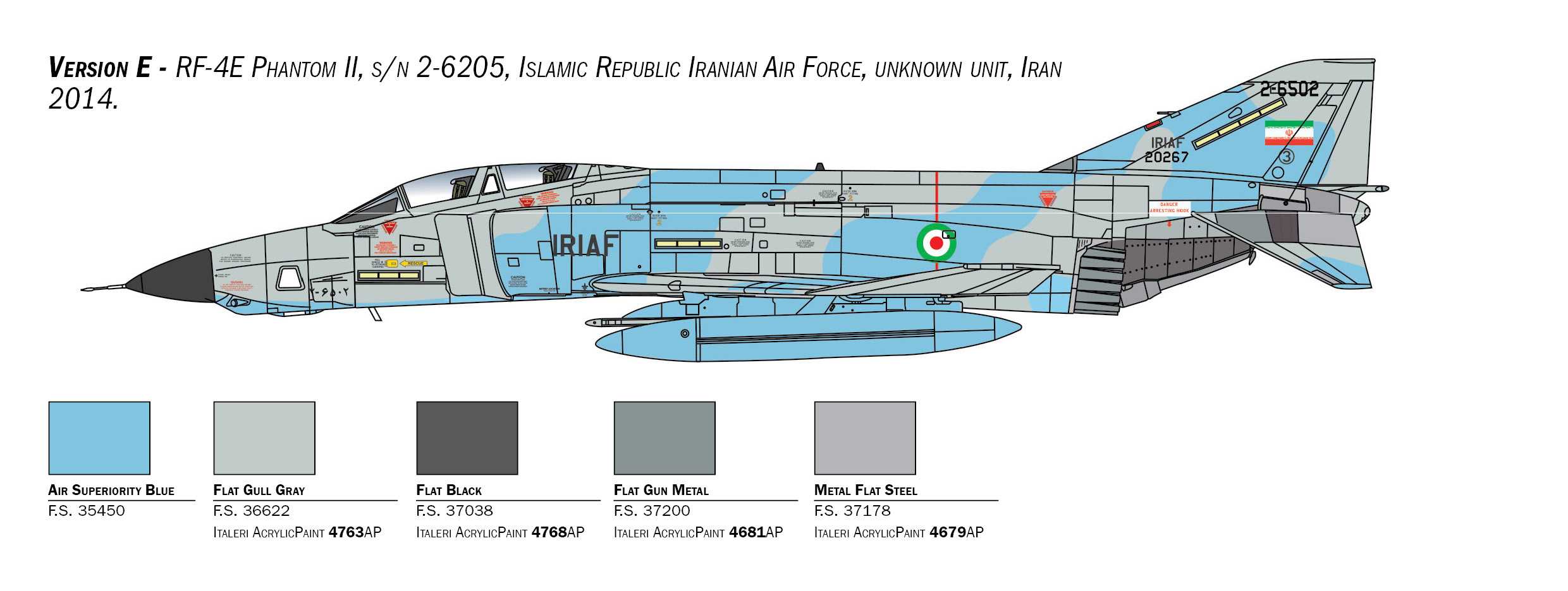 Model Kit letadlo 2818 - RF-4E Phantom (1:48)