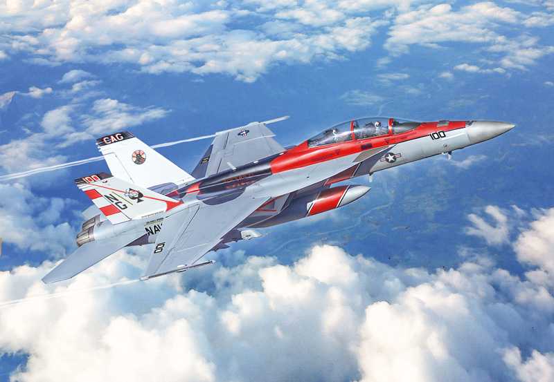 Model Kit letadlo 2823 - F/A-18F Hornet U.S. Navy Special Colors (1:48)