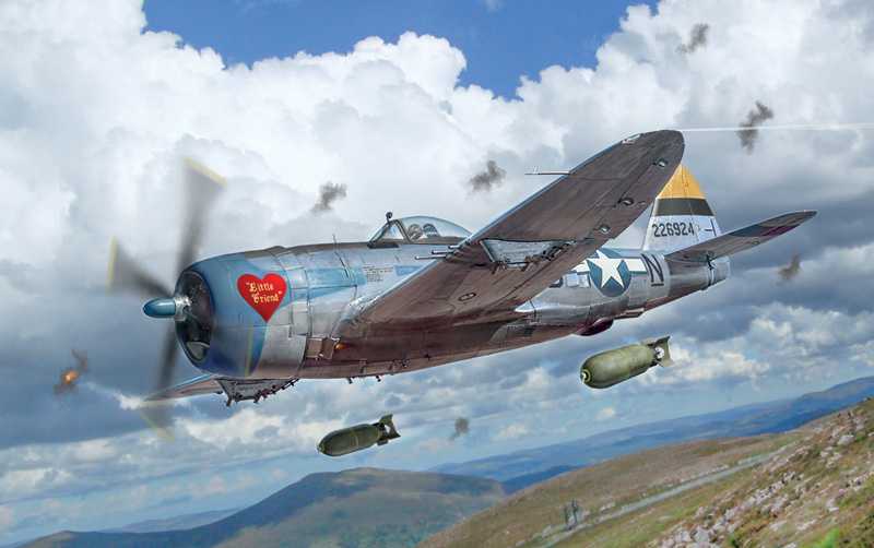 Model Kit letadlo 2835 - P-47D Thunderbolt (E.T.O.) (1:48)