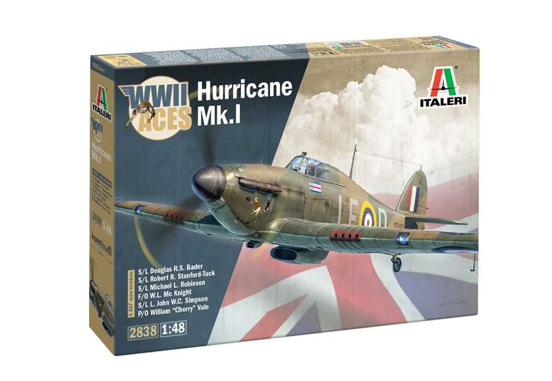 Model Kit letadlo 2838 - Hurricane Mk.I aces (1:48)