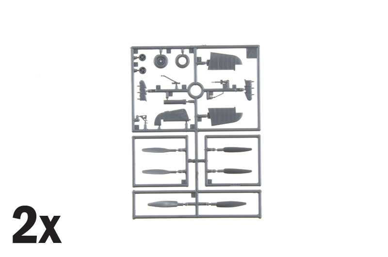 Model Kit letadlo 2838 - Hurricane Mk.I aces (1:48)