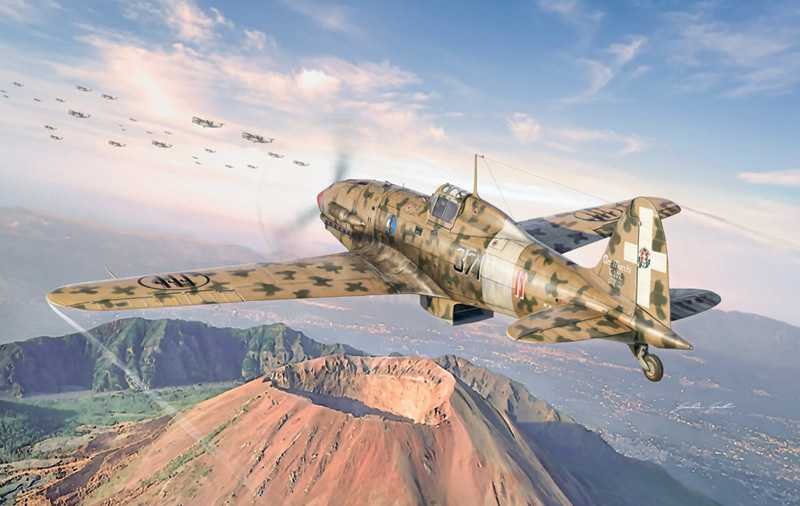 Model Kit letadlo 2840 - MC.202 Folgore (1:48)