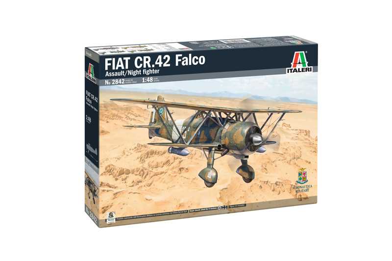 Model Kit letadlo 2842 - FIAT CR.42 Falco Assault/Night Fight (1:48)