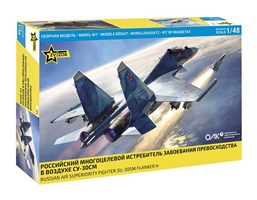 Model Kit letadlo 4808 - SU-30SM Russian Fighter (1:48)