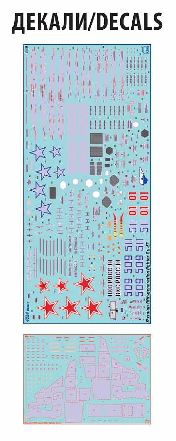 Model Kit letadlo 4824 - Suchoi SU-57 (1:48)